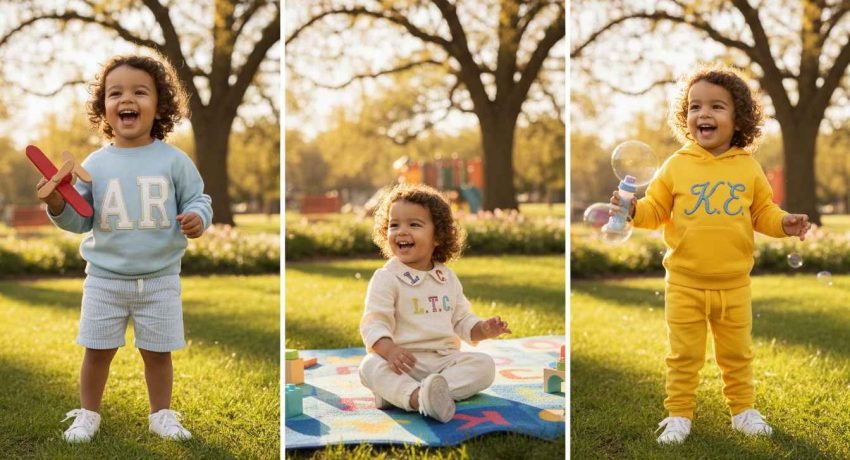 monogrammed kids clothes