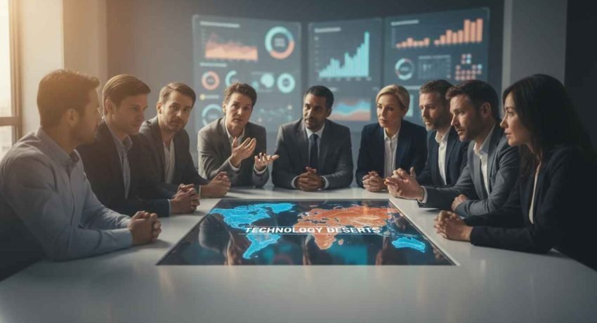 what technology deserts